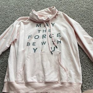 mock pullover sweatshirt star wars